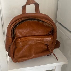 Madewell Mini Lorimer Leather Backpack